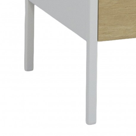 MESA DE CABECEIRA 2 GAVETAS BRANCA