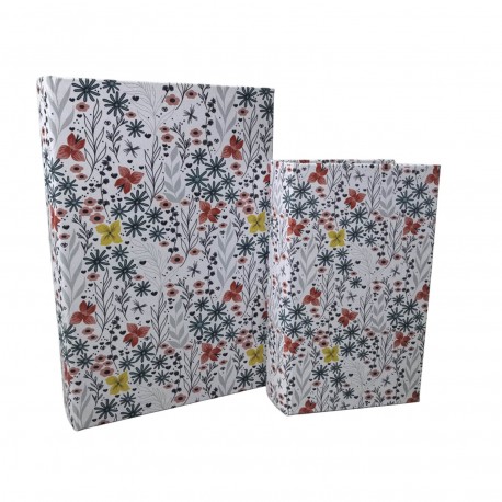 CONJUNTO 2 LIVROS DECORATIVOS FIORELLA