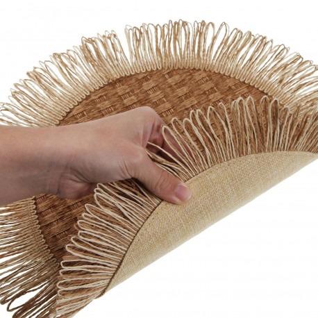 INDIVIDUAL REVERSÍVEL CASTANHO