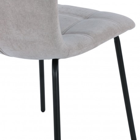 CADEIRA ESTOFADA BEGE