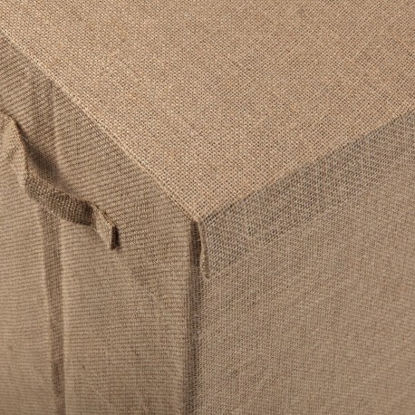 CESTO ROUPA DOBRÁVEL DE JUTA