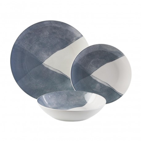 SERVIÇO 18 PEÇAS PICNIC AZUL