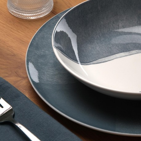 SERVIÇO 18 PEÇAS PICNIC AZUL