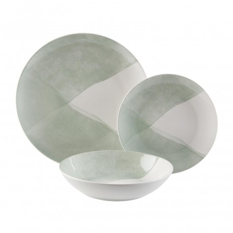 SERVIÇO 18 PEÇAS PICNIC VERDE