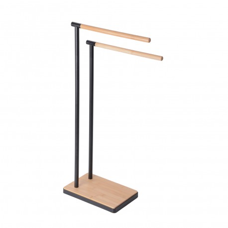 TOALHEIRO DUPLO BAMBU PRETO