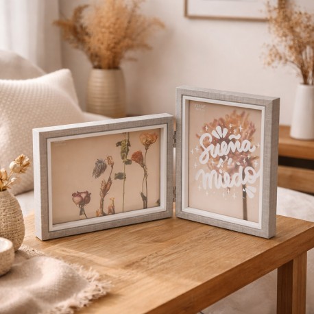 MOLDURA MADEIRA MAGY DUPLA 13X18