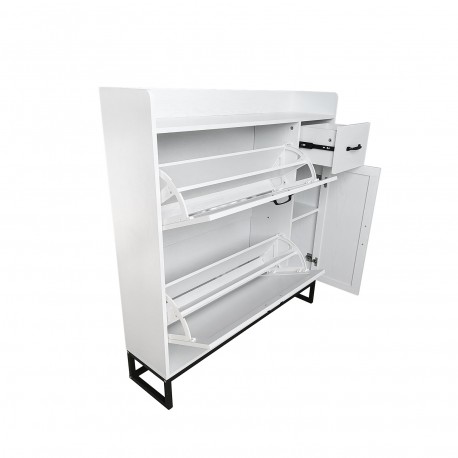 SAPATEIRA 4 GAVETAS BRANCO