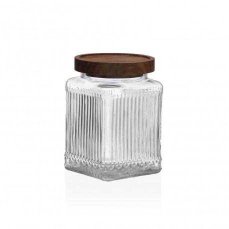 FRASCO VIDRO TAMPA ACÁCIA 730ML