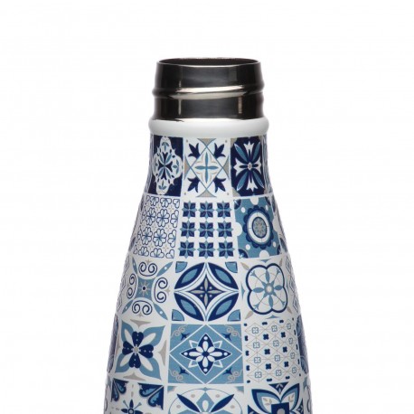 GARRAFA INOX AZUL