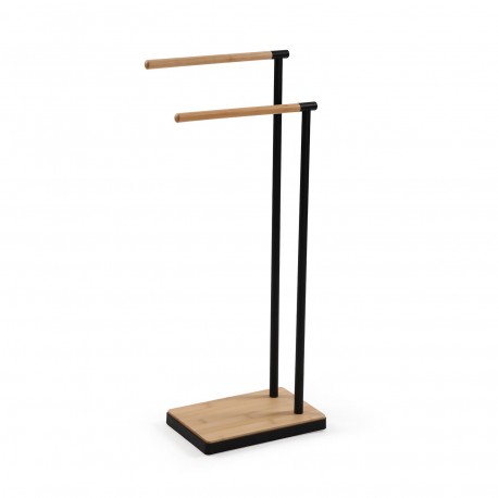 TOALHEIRO DUPLO BAMBU PRETO