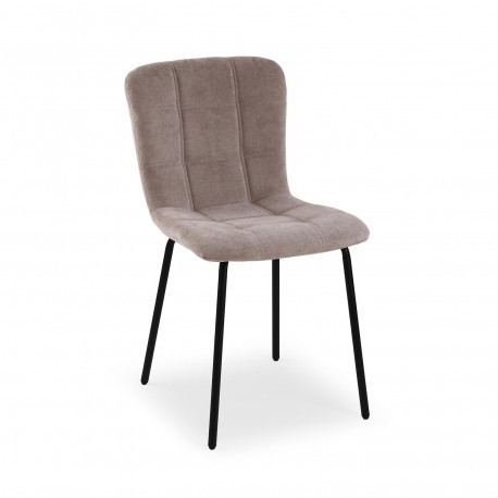 CADEIRA ESTOFADA BEGE