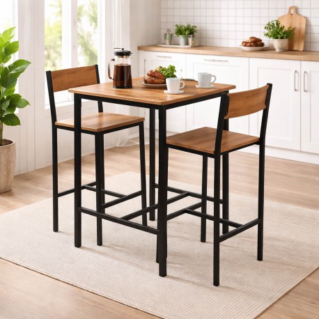 CONJUNTO MESA E 2 CADEIRAS