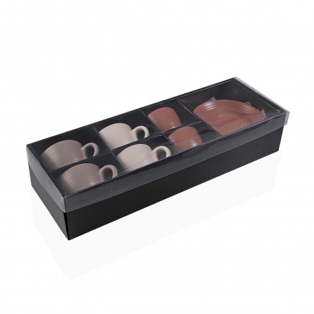 CONJUNTO 6 CHÁVENAS COM PRATO AWA