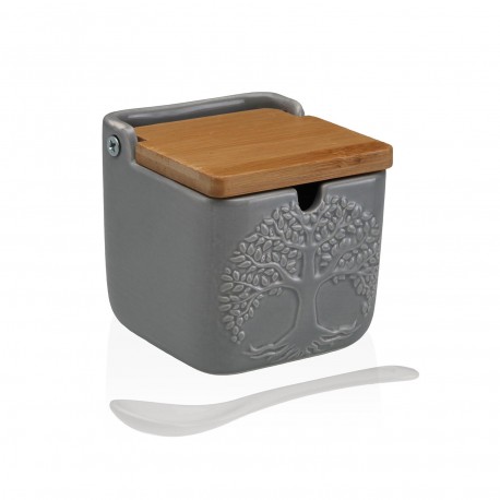 AÇUCAREIRO QUADRADO CINZA ÁRVORE