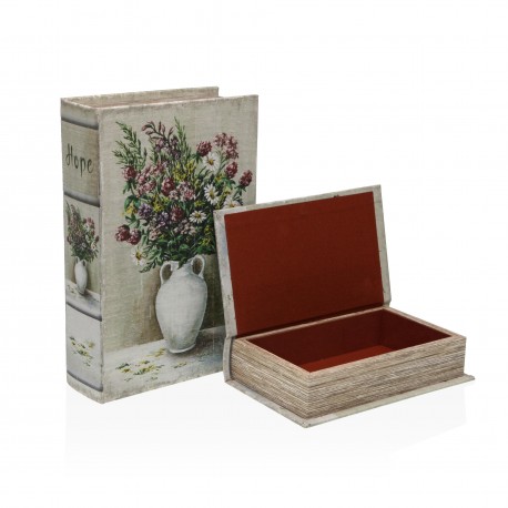 CONJUNTO 2 LIVROS DECORATIVOS