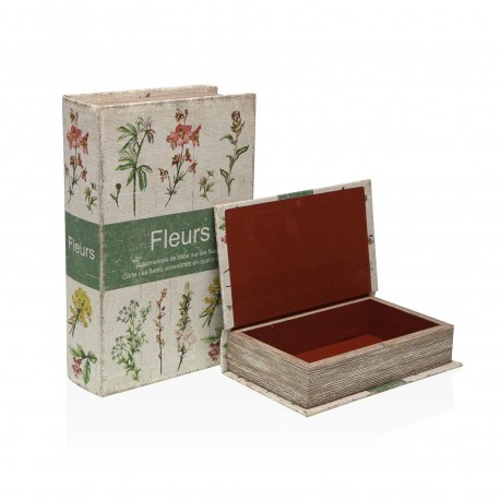 CONJUNTO 2 LIVROS DECORATIVOS