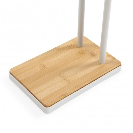 TOALHEIRO DUPLO BAMBU BRANCO