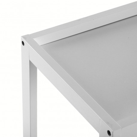 CARRINHO 3 PRATELEIRAS BRANCO COM RODAS