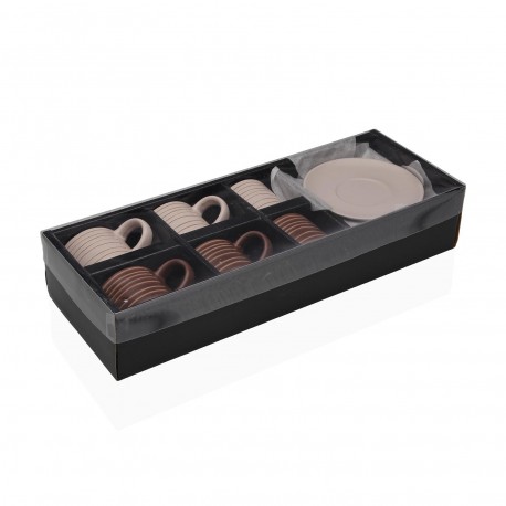 CONJUNTO 6 CHÁVENAS C/PÍRES BROWNIE