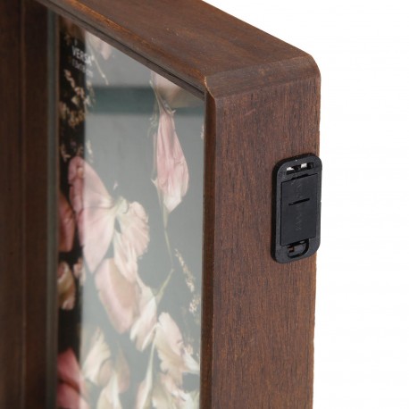 MOLDURA MADEIRA COM LUZ RESMY 13X18