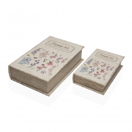 CONJUNTO 2 LIVROS DECORATIVOS