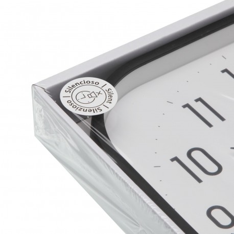 RELÓGIO PAREDE SQUARE PRETO