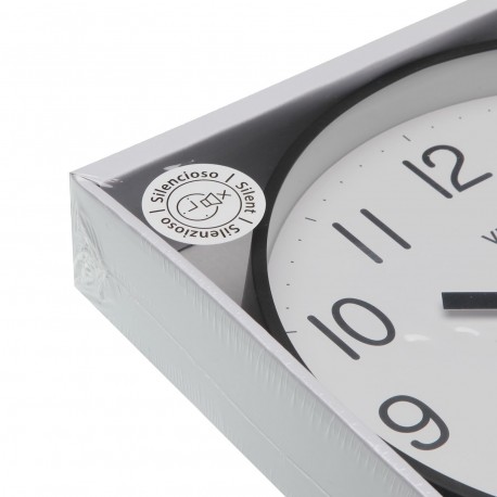 RELÓGIO PAREDE PRETO 25CM