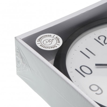 RELÓGIO PAREDE PRETO 26CM