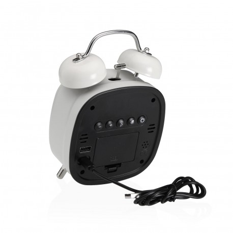 DESPERTADOR DIGITAL BRANCO