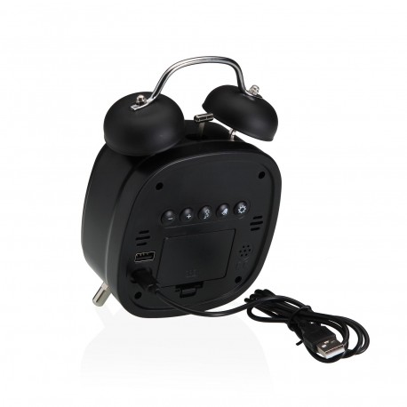 DESPERTADOR DIGITAL PRETO