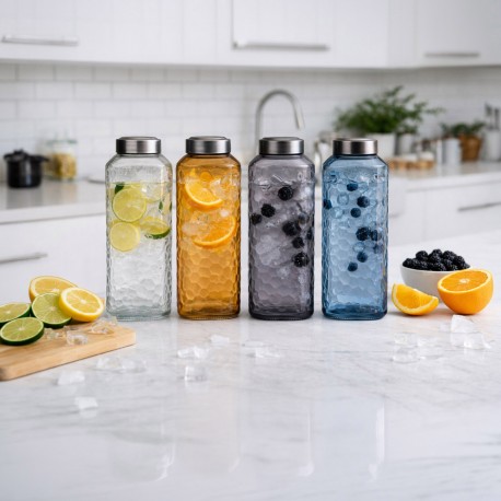 GARRAFA VIDRO 1.3L AZUL