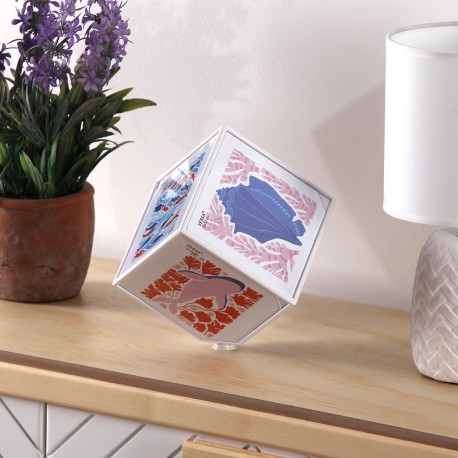 CUBO FOTOS JUNO BRANCO 10 X 10