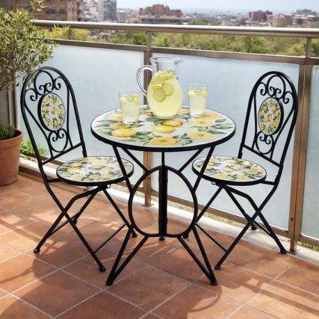 CONJUNTO MESA E 2 CADEIRAS