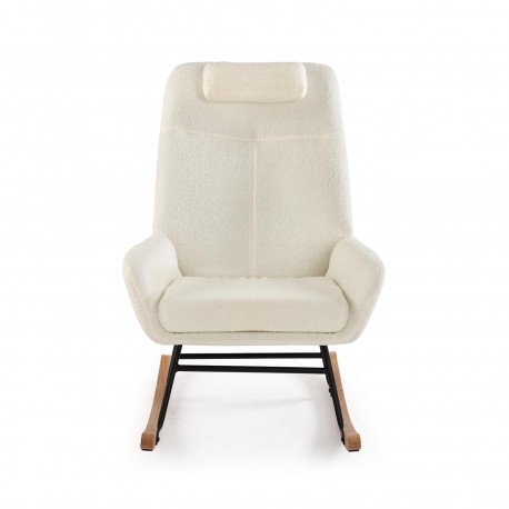 CADEIRA DE BALOIÇO ALMOFADA BEGE