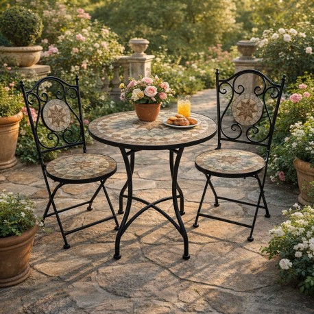 CONJUNTO MESA E 2 CADEIRAS COYA