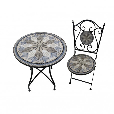 CONJUNTO MESA E 2 CADEIRAS NAIU