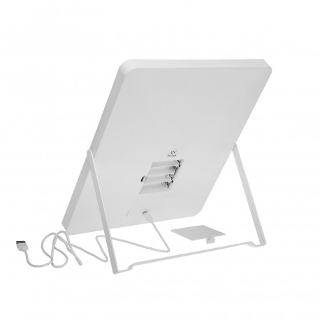 ESPELHO RETANGULAR LED COM SUPORTE