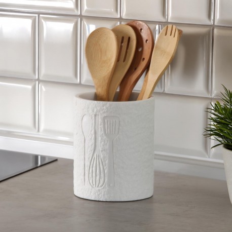 PORTA-UTENSÍLIOS GRANDE BRANCO VITI