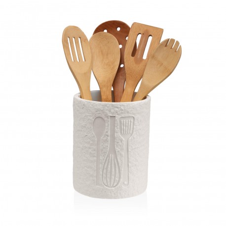 PORTA-UTENSÍLIOS GRANDE BRANCO VITI