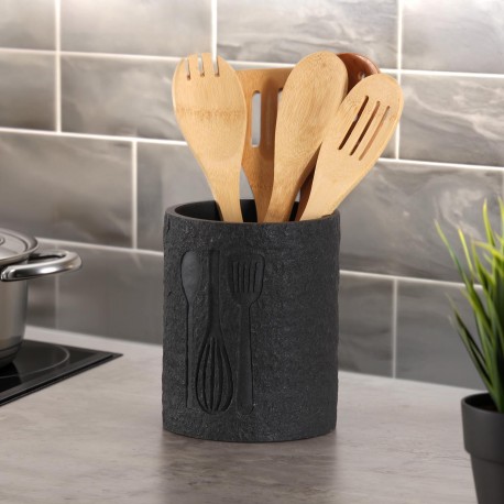 PORTA-UTENSÍLIOS GRANDE CINZA VITI