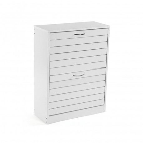 SAPATEIRA 2 GAVETAS BRANCO