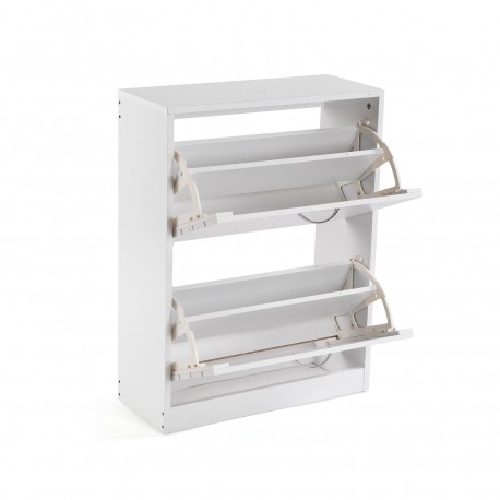 SAPATEIRA 2 GAVETAS BRANCO