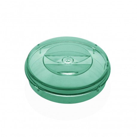 JARRA TRANSPARENTE VERDE