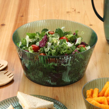 SALADEIRA TRANSPARENTE VERDE