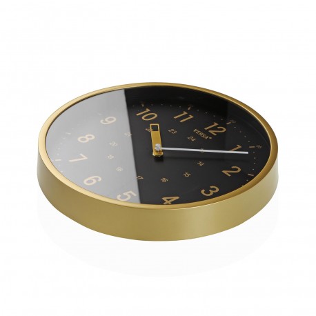 RELÓGIO COZINHA GOLDEN PRETO 30 CM