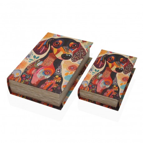 CONJUNTO 2 LIVROS DECORAÇÃO TECKEL
