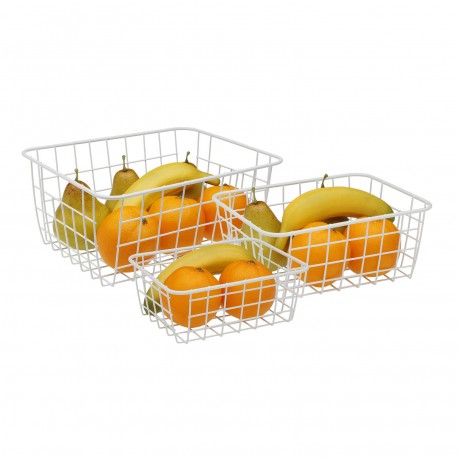 FRUTEIRA RETANGULAR BRANCA MÉDIA