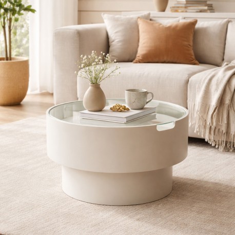 MESA DE CAFÉ AUXILIAR ELBA 45CM