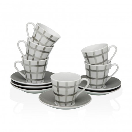 CONJUNTO 6 CAFÉ/PRATO MILO