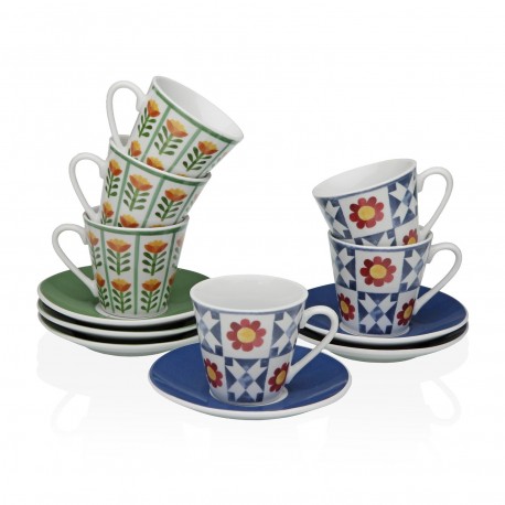 CONJUNTO 6 CAFÉ/PRATO ADHARA